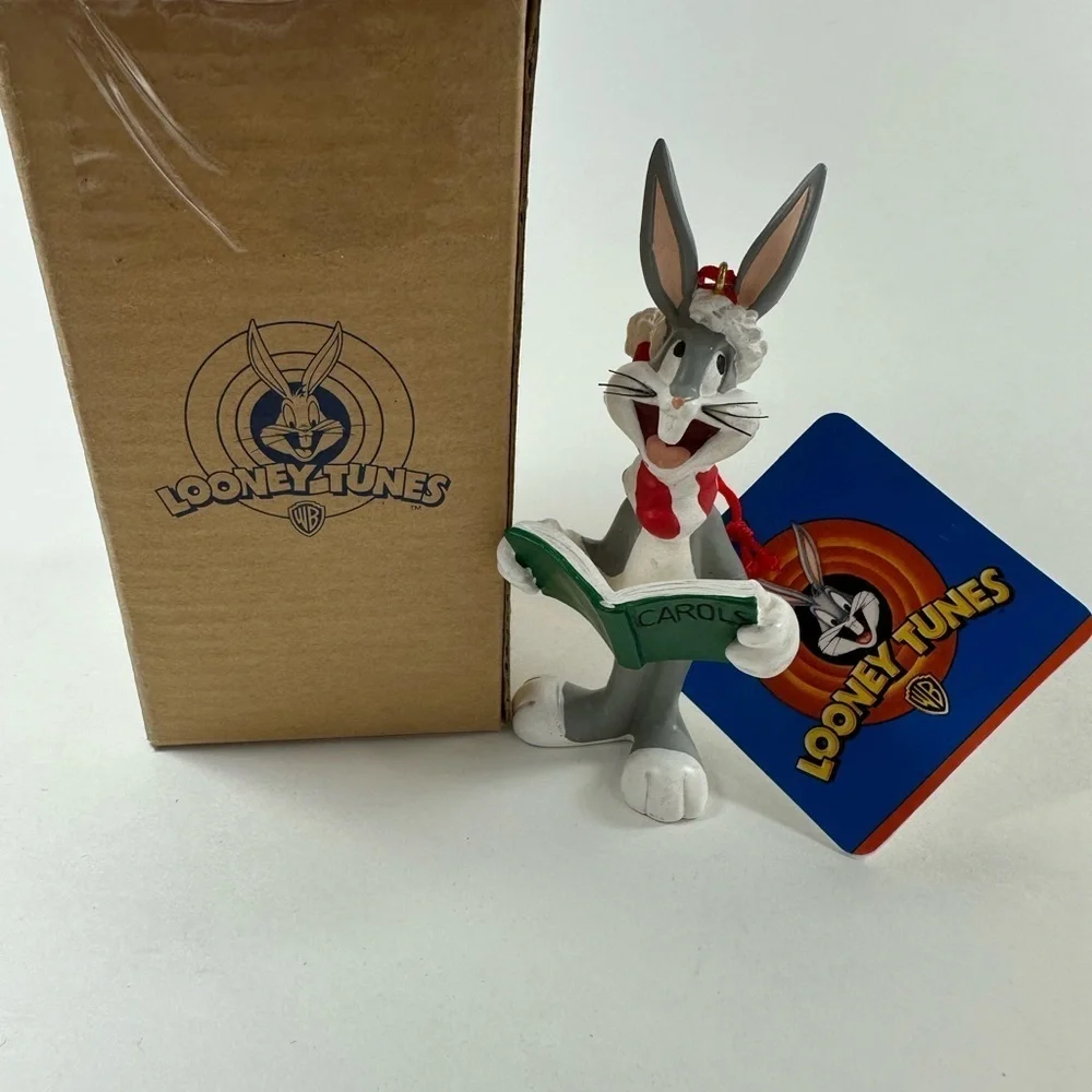 New Avon Looney Tunes Christmas Ornament Bugs Bunny 1998 Warner Bros W/Box